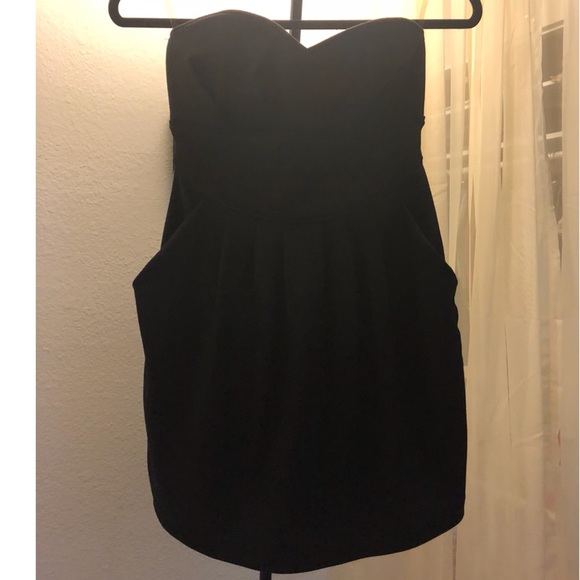 Max Rave | Dresses | Maxrave Black Little Tube Top Dress Size S | Poshmark